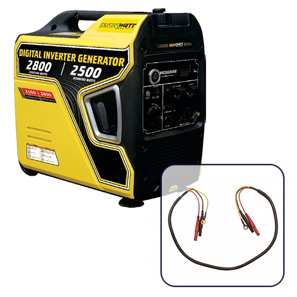 Maxwatt 2800W Petrol Inverter Generator with Electric Start Unbranded Australia
