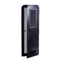 Milenco Medium Columbia Black/Black Frame RH (1750 x 622mm)