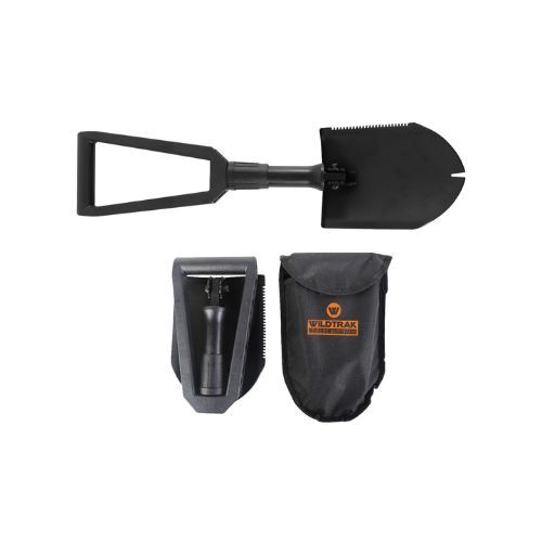 Wildtrak Folding Shovel 22x16cm Blade with Pouch Australia