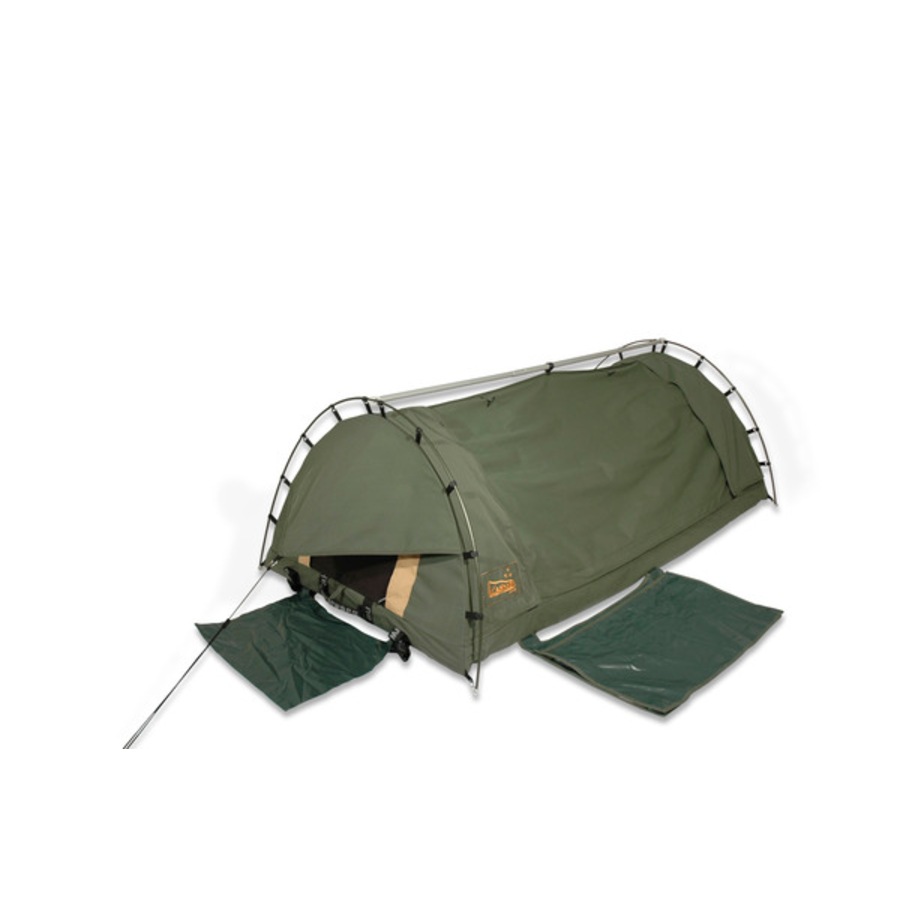 Sahara Drover Queen Freestanding Dome Canvas Swag & Bag
