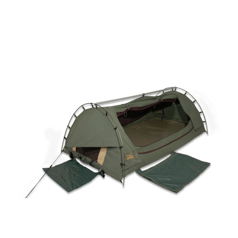 Sahara Drover Queen Freestanding Dome Canvas Swag & Bag