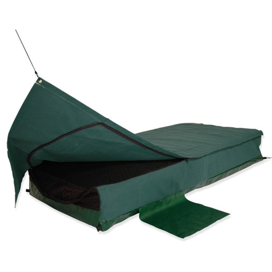 Sahara Traveller Deluxe Double Traditional Swag & Bag - Green