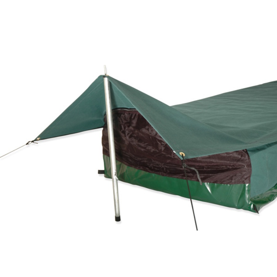 Sahara Traveller Deluxe Double Traditional Swag & Bag - Green