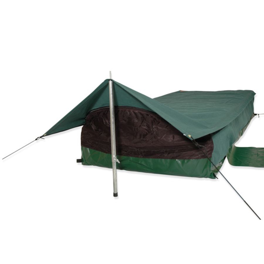 Sahara Traveller Deluxe Double Traditional Swag & Bag - Green