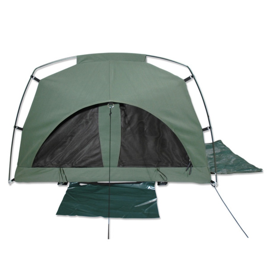 Sahara Wanderer Deluxe King Single Dome Canvas Swag & Bag