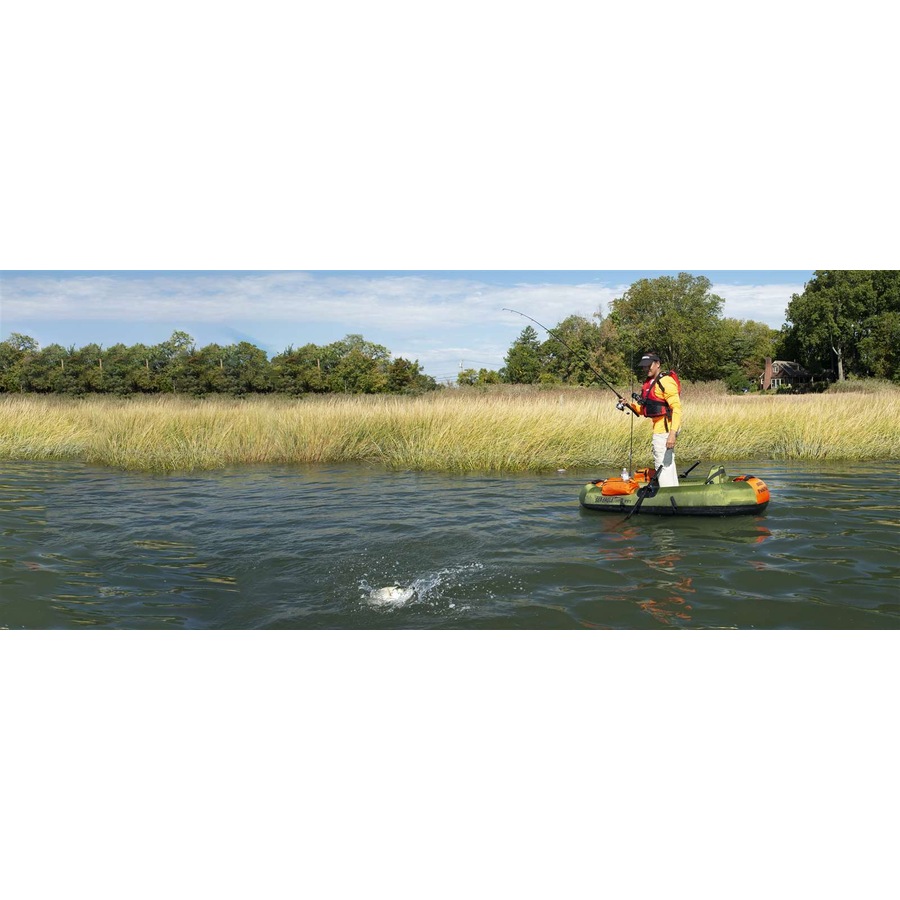 Sea Eagle PackFish7 Inflatable 1 Person Fishing Boat - Pro Package