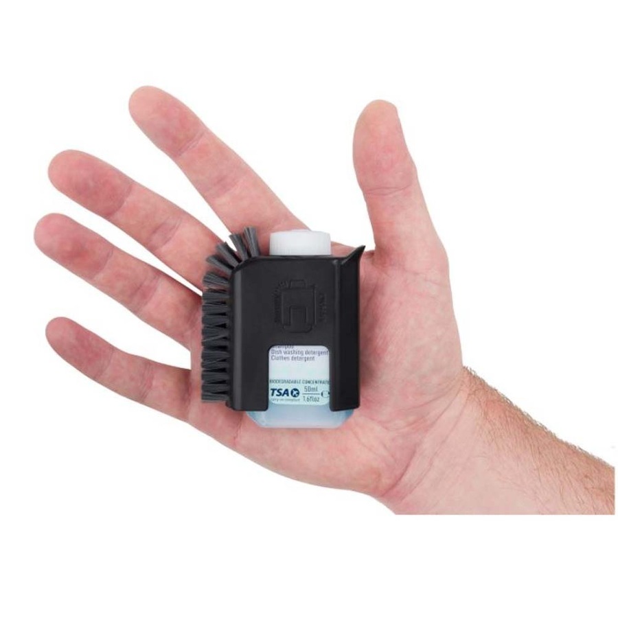 Sea To Summit Pot Scrubber and Soap Bottle - 2PC - Black - 50ml