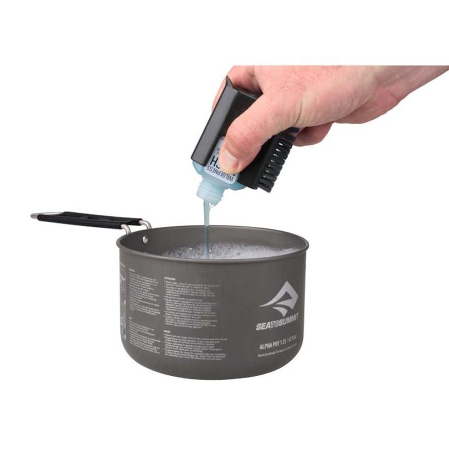 Sea To Summit Pot Scrubber and Soap Bottle - 2PC - Black - 50ml