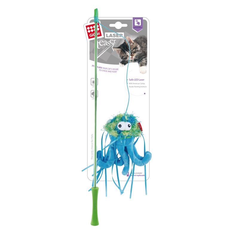 Buy GIGWI LASER TEASAER JELLYFISH WAND - MyDeal