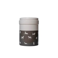 MOG AND BONE CERAMIC CANISTER MOCCA DOG