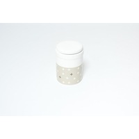 MOG AND BONE CERAMIC TREAT CANISTER OATMEAL CROSS 1.5L