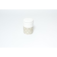 MOG AND BONE CERAMIC TREAT CANISTER OATMEAL DOG 1.5L