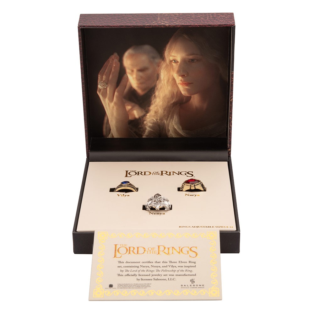 Elf Rings Buy The Lord of The Rings - Three Elven Rings Replica Set - MyDeal ...