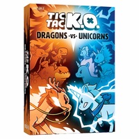 Tic Tac K.O. - Dragons vs. Unicorns Card Game