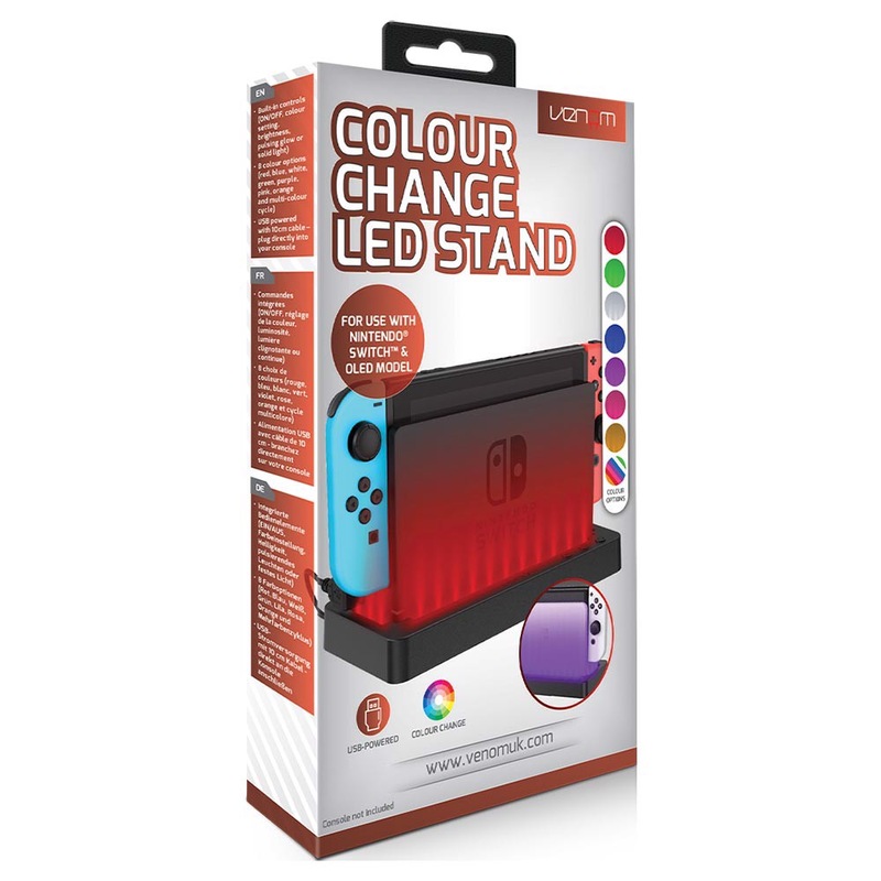 Buy Venom Colour Change LED Stand For Nintendo Switch - MyDeal