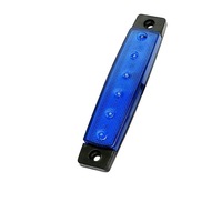 12X 12V Marine Boat Blue LED Deck Courtesy Lights Waterproof Stern Transom Light
