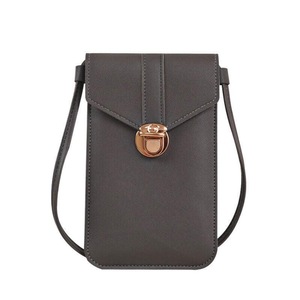 1Pc Touch Screen Cell Phone Bag Crossbody Clear Window Mobile Phone Bag Purse