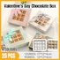 Buy 25x Valentines Day 9 12grids Chocolate Box Gourmet Desserts Gift 