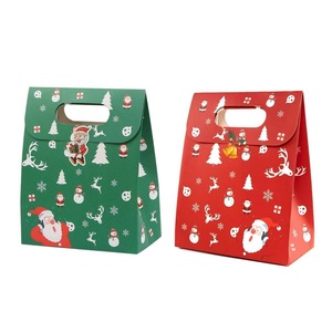 50PCSChristmas Candy Biscuit Packaging Box Gift Bag Baking Hand Treats