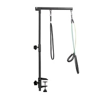 Adjustable Pet Grooming Arm with Clamp for Dog Cat Bath Table Bracket Clamp