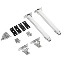 Adjustable Solar Panel Mounting Brackets 15-30 Degrees Aluminum Roof PV Support