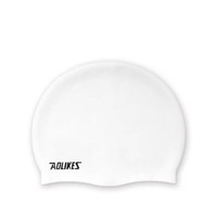 Aolikes Silicone Swim Cap Waterproof Adults Kids Unisex