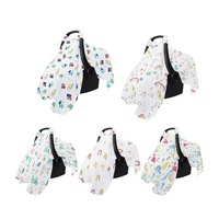 Baby Stroller Cover Cartoon Print Carrycot Dustproof Windproof Protector Shield