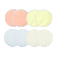 Bamboo Reusable Breast Pads Nursing Breastfeeding Plain Washable Pack of 8/16PCS