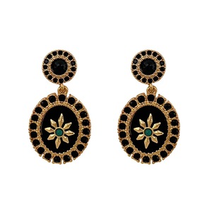 Black Star Earrings Women High-End Fashion Exquisite Jewelry Elegant Accessories