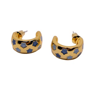 Blue Star Airy Earrings Trendy Fashion Jewelry for Women Elegant Gift Ideas