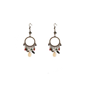 Bohemian Geometric Dreamcatcher Tassel Earrings Stylish Women Fashion Jewelry