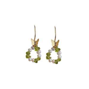 Butterfly Earrings Pearl Earrings Fashion Statement Jewelry Women Trendy