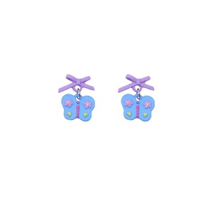 Butterfly Star Bow Stud Earrings Set for Women Fashion Jewelry Accessories