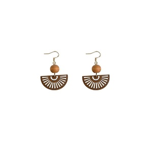 Chinese Fan Earrings Elegant Design Traditional Style Jewelry Women Fashion