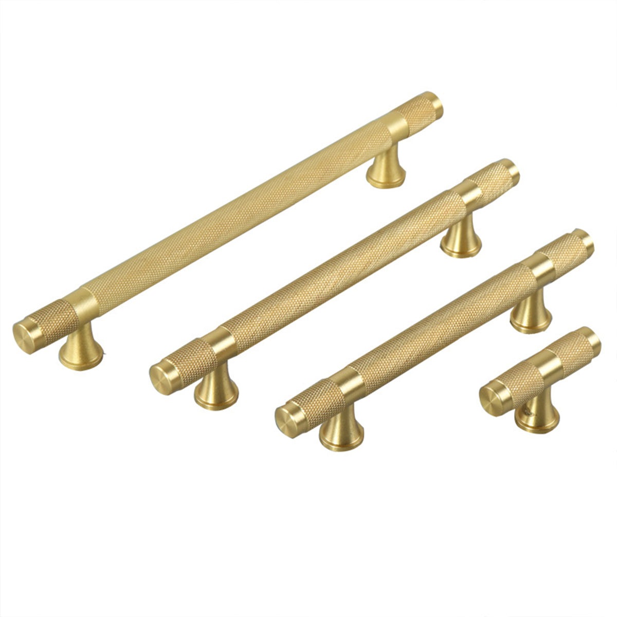 Copper Cabinet Handles 4 Sizes Gold Light Luxury Pulls for Drawer Wardrobe Door Australia