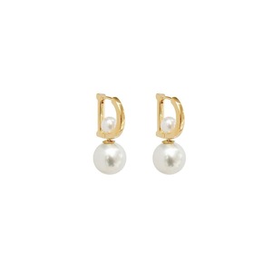 D Letter Design Earrings Stylish Double-Wear Ear Buckle Unique Fashion Jewelry
