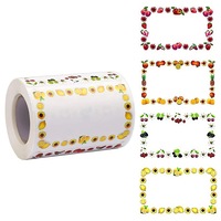 500X Adhesive Freezer Kitchen Food Stickers Label Food Storage Label