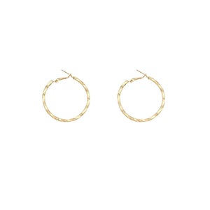 European American Fashion Statement Large Hoop Earrings Classic Retro Jewelry