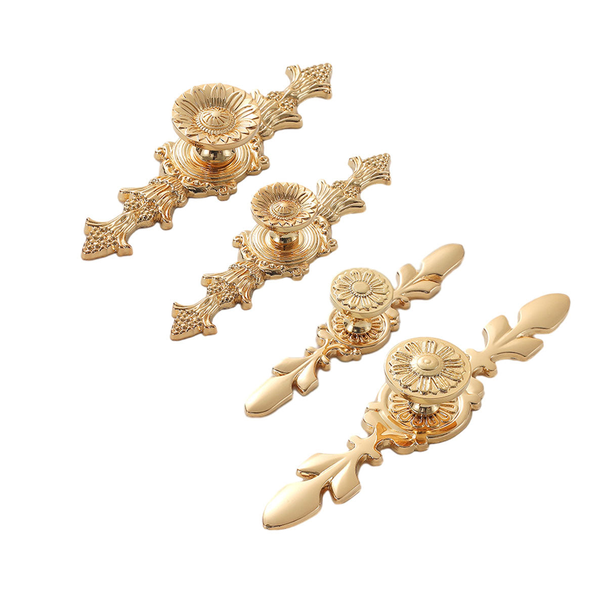 European Gold Cabinet Handle High End Luxury Copper Pull for Wardrobe Drawer Door Australia