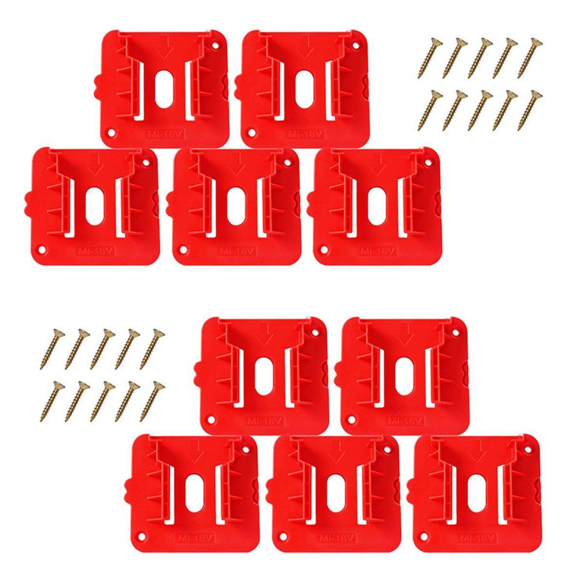 For Milwaukee M18 18V Battery Dock Holder Base Compatible with 48 11 1815