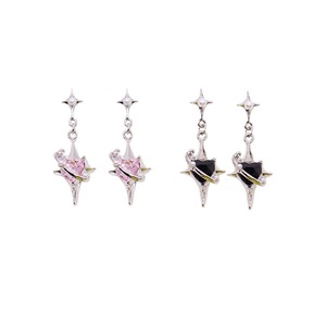 Four Star Stud Earrings for Women Stylish Sweet Cute Jewelry Fashion Accessories