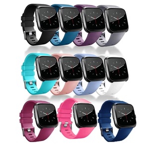 Large For Fitbit Versa /Lite /Versa 2 Replacement Band Wristband Silicone Sports Watch