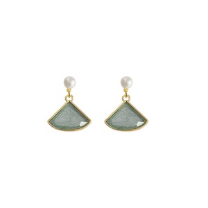 Mori Ginkgo Leaf Earrings Vintage Jewelry for Women Nature Inspired Stud Earring