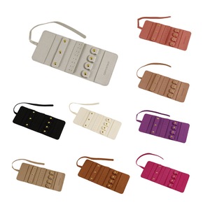 Portable Microfiber Jewelry Storage Bag Roll Organizer for Earrings Necklaces