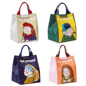 Printing Thermal Insulated Portable Lunch Bag Large Capacity Picnic Box Kids
