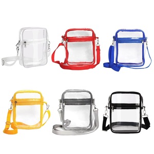 Transparent Crossbody Bag Clear Stylish Handbag for Men and Women Daily Use