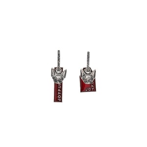 Trendy Asymmetric Square Earrings for Women Unique Fashion Ear Buckle Jewelry