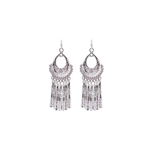 Vintage Ethnic Tassel Long Earrings Bohemian Jewelry Women Fashion Accessories