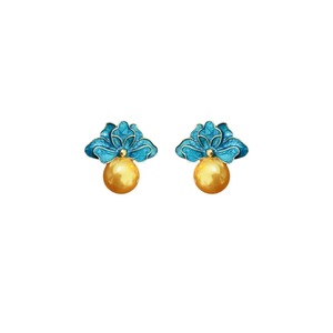 Vintage Flower Earrings Retro Fashion Jewelry for Women Female Stud Earrings
