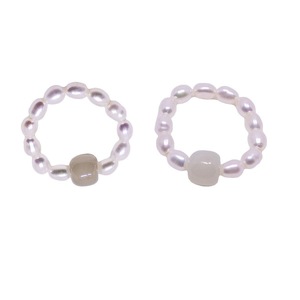 Vintage Pearl Ring Elegant Jewelry for Women Classic Ring for Fashion Accessory